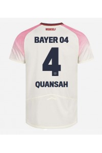 Bayer Leverkusen Jarell Quansah #4 Voetbaltruitje Uit tenue 2025-26 Korte Mouw
